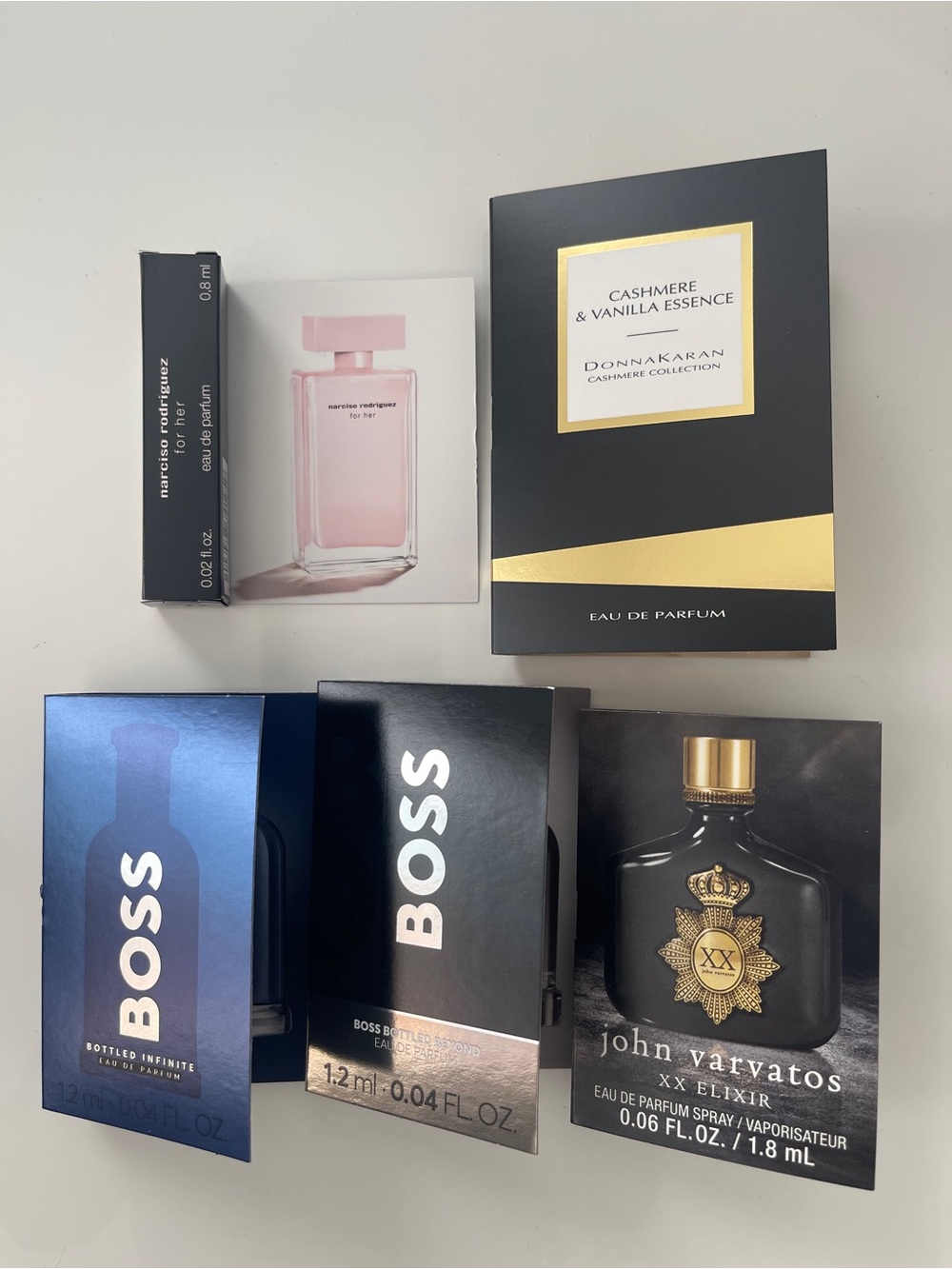 5 pc Perfume Sampler Variety Pack NEW